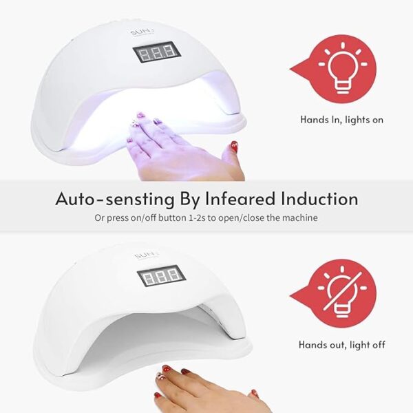SKINPLUS 48w 24 LEDs Automatic Sensor LED UV Nail Dryer Nail Curing Nail Art Lamp Manicure Pedicure Tool - Image 3
