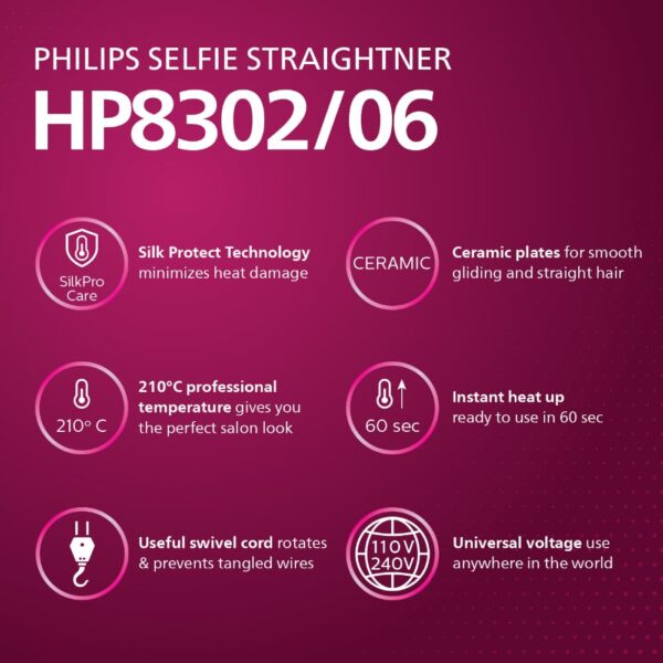 Philips Selfie Hair Straightener - Image 4