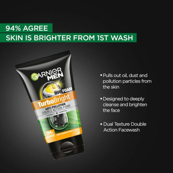 Garnier Men, Face Wash, - Image 4