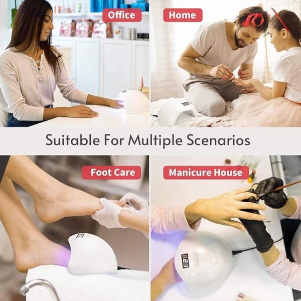 SKINPLUS 48w 24 LEDs Automatic Sensor LED UV Nail Dryer Nail Curing Nail Art Lamp Manicure Pedicure Tool - Image 2